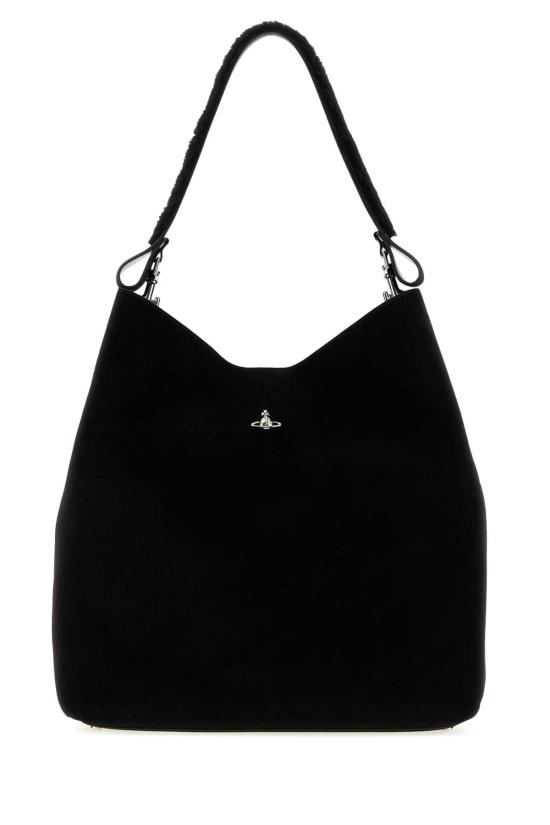 26FW 비비안웨스트우드 아카이브 오르브 레더 토트백 4601000IWL00AW N401 Black