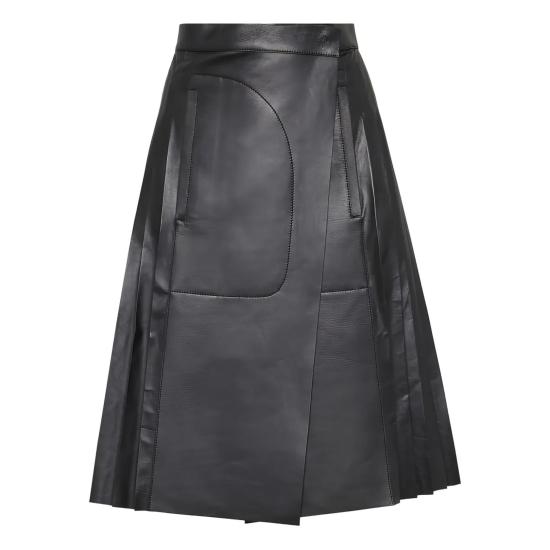  살바토레 페라가모 스커트 136493751400 BLACK - SALVATORE FERRAGAMO