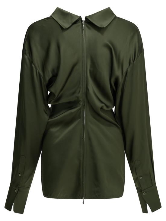 26FW 토템 블라우스/셔츠 254 WRT0618 FB0020 136DARK GREEN - TOTEME