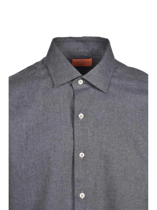 25FW Grigio 셔츠 회색 면 플란넬 - OTHER BRANDS