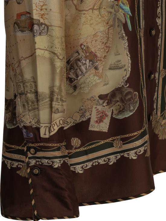 26FW 짐머만 블라우스/셔츠 0901TF261PLSCF Bordeaux - ZIMMERMANN
