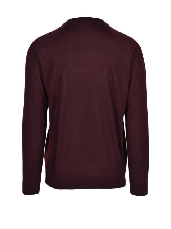 25FW Cashmere Company P. 니트웨어 투톤 디자인의 래글런 소매 캐시미어 혼방 스웨터 - CASHMERE COMPANY