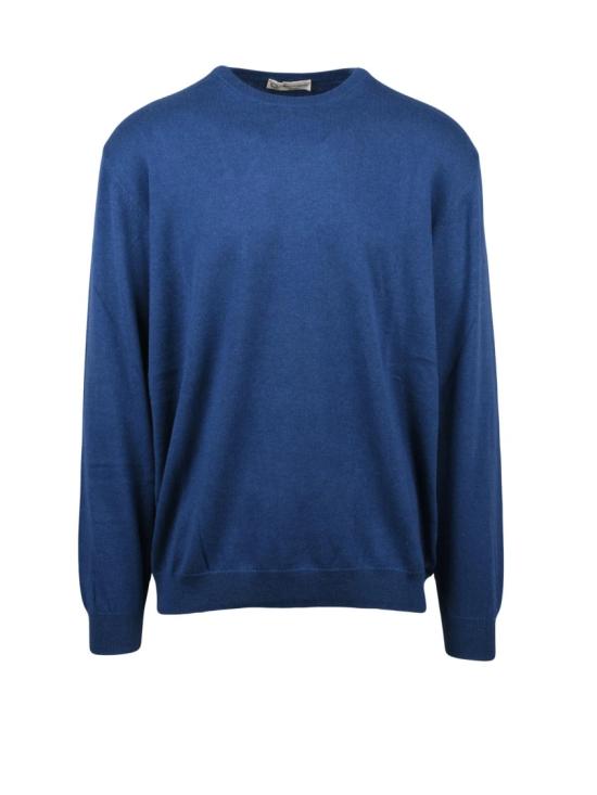 25FW Cashmere Company P. 니트웨어 부드러운 면과 캐시미어 혼방 소재의 크루넥 스웨터