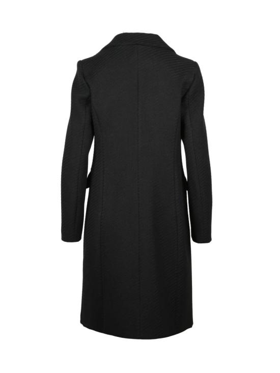 25FW Lakore 코트 블랙 컬러의 슬림핏 울 혼방 - OTHER BRANDS