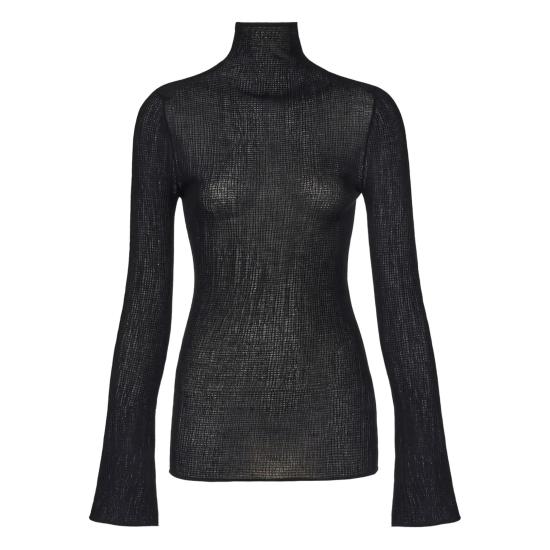 살바토레 페라가모 블라우스 111011752290 BLACK - SALVATORE FERRAGAMO