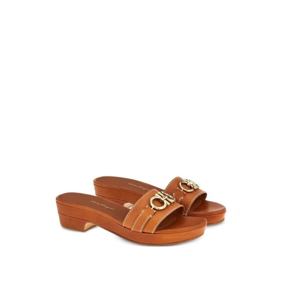  살바토레 페라가모 힐/펌프스 01D338752535 BROWN - SALVATORE FERRAGAMO