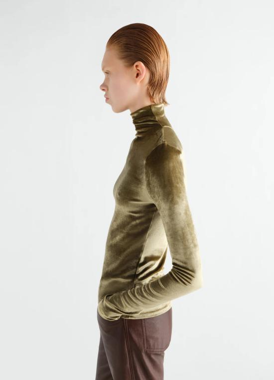  르메르 블라우스 TS0050 LJ1063 OLIVE - LEMAIRE