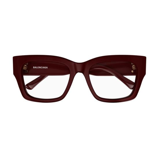  발렌시아가 안경 BB0325O004 BURGUNDY - BALENCIAGA