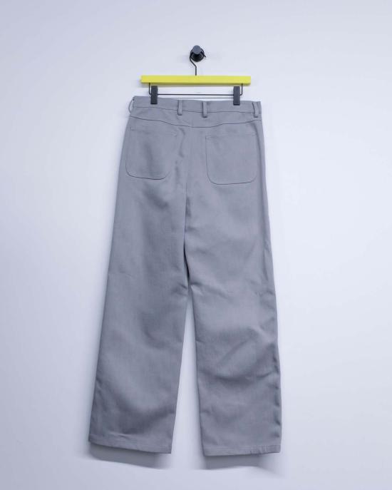  리에르 스트레이트 팬츠 Rier Rustic Cotton Gabardine 바지 - RIER