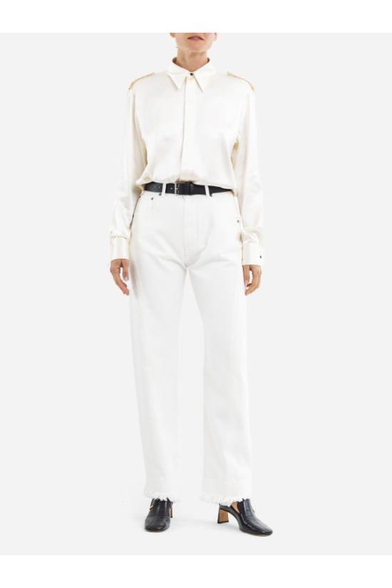  피비 파일로 데님 팬츠 CP044CO2455 WHITE