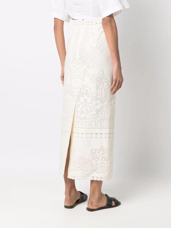  발렌티노 가라바니 스커트 XB3RA8L16W3DC4 WHITE - VALENTINO GARAVANI