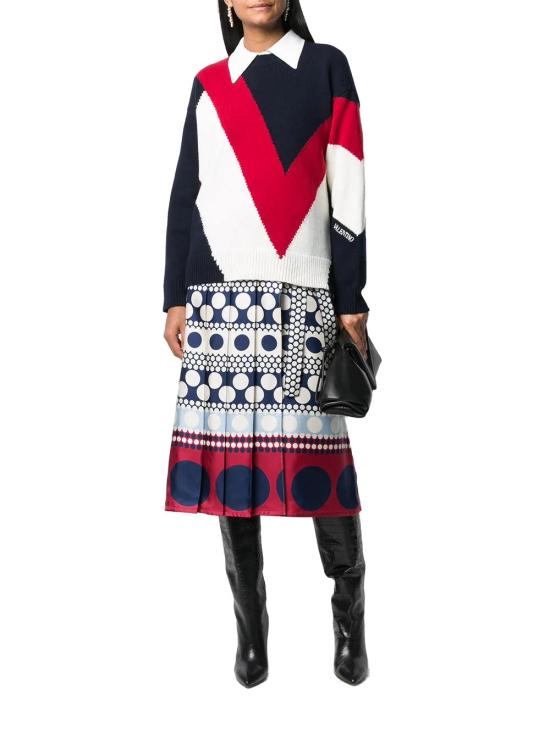  발렌티노 가라바니 스커트 UB3RA6G05L962G NAVY - VALENTINO GARAVANI