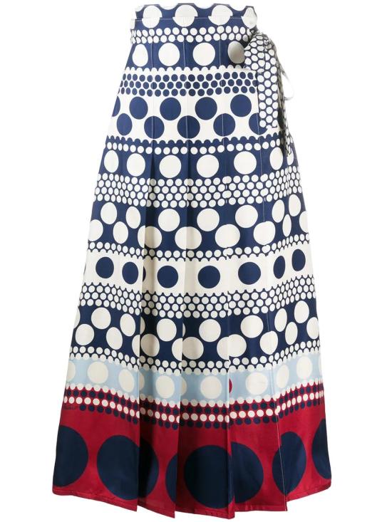  발렌티노 가라바니 스커트 UB3RA6G05L962G NAVY