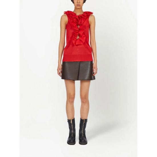  살바토레 페라가모 민소매 티셔츠 111473757424 RED - SALVATORE FERRAGAMO