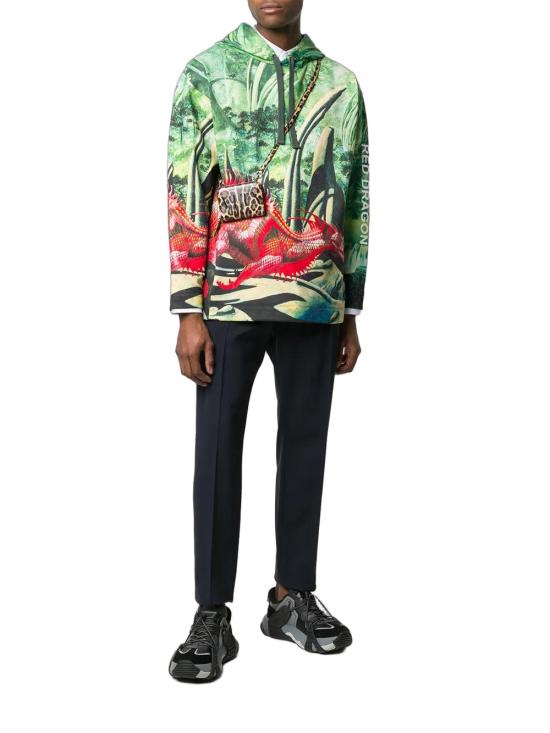  발렌티노 가라바니 후드 티셔츠 TV0MF11V67N83M GREEN - VALENTINO GARAVANI
