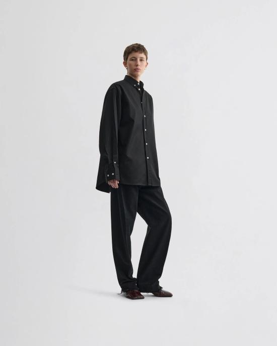  피비 파일로 셔츠 CC025 CO2453 BLACK - PHOEBE PHILO