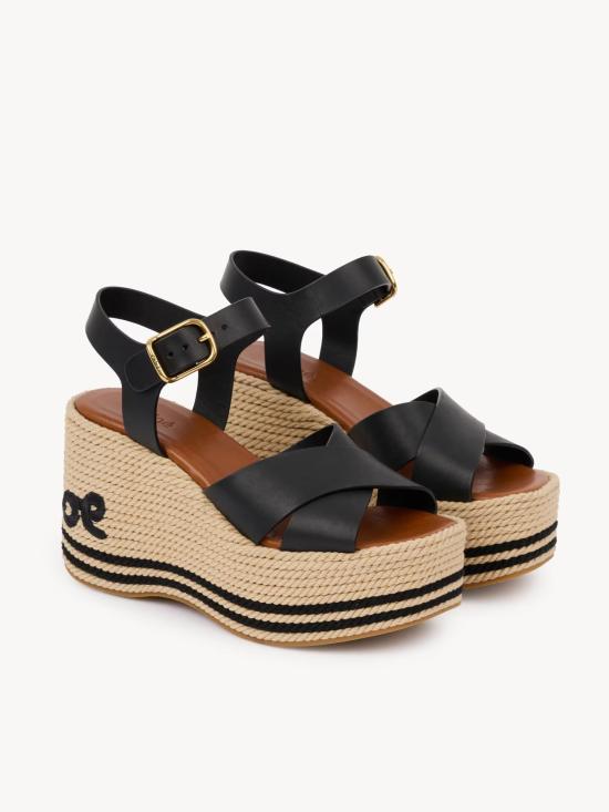  끌로에 샌들 CH26U18ZXJ BLACK - CHLOE