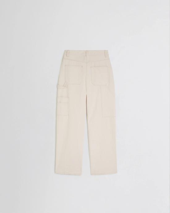 피비 파일로 데님 팬츠 DP152 CO3273 BEIGE - PHOEBE PHILO
