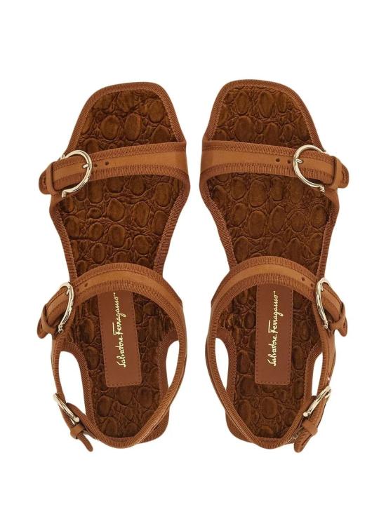  살바토레 페라가모 샌들 01D915756624 BROWN - SALVATORE FERRAGAMO