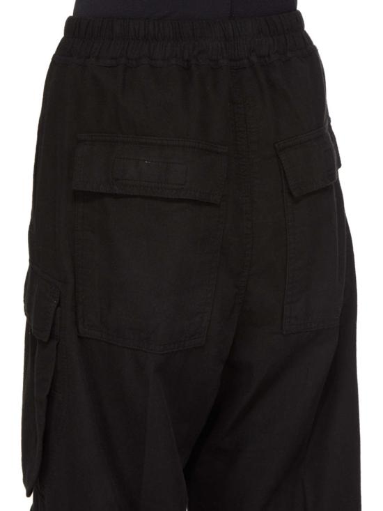 릭 오웬스 스트레이트 팬츠 더블 카고 점보 벨라스 팬츠 블랙 - RICK OWENS