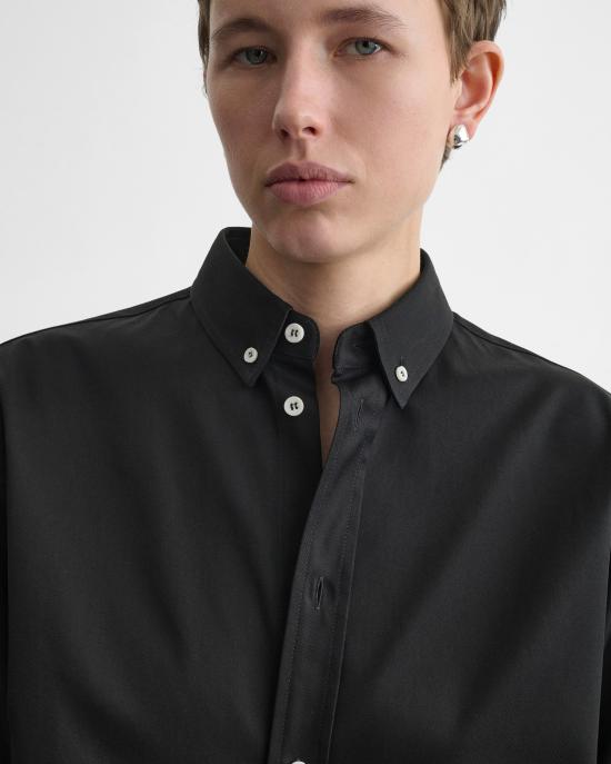  피비 파일로 셔츠 CC025 CO2453 BLACK - PHOEBE PHILO