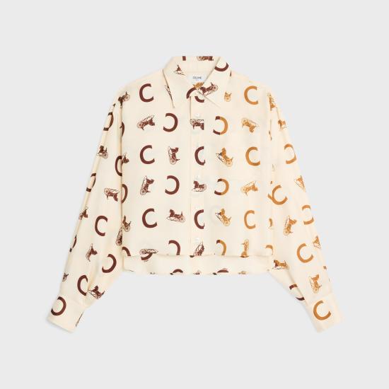  셀린느 셔츠 RC0DU3K44 BEIGE