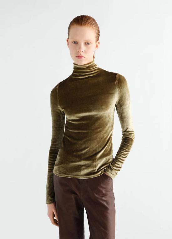  르메르 블라우스 TS0050 LJ1063 OLIVE - LEMAIRE