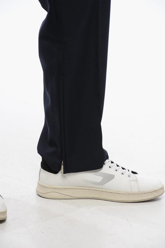  오프화이트 스트레이트 팬츠 OMCA248F23 FAB002 4747 Midnight blue - OFF WHITE