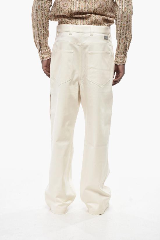  디올 스트레이트 팬츠 413C157A6241 020 White - DIOR
