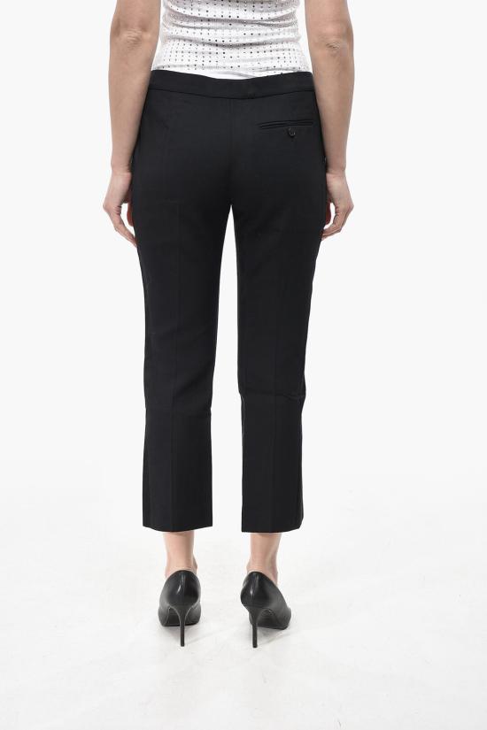  알렉산더 맥퀸 스트레이트 팬츠 507147 QKJ09 1000 Black - ALEXANDER MCQUEEN