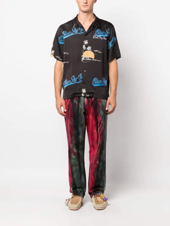  블루스카이인 셔츠 BS2303SH047ISLAND BLACK - BLUE SKY INN