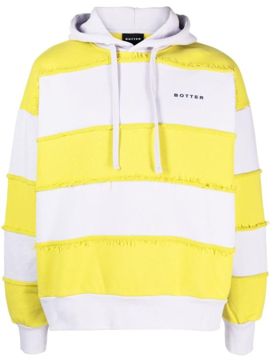  보터 후드 티셔츠 6017AJ006LILALIMESTRIPE YELLOW