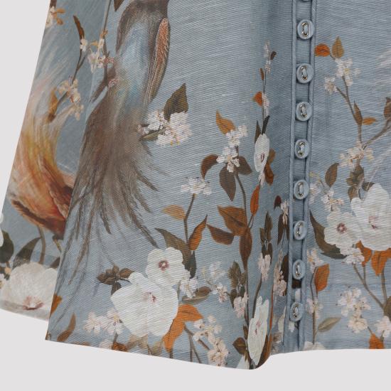 26FW 짐머만 숏 원피스 0247DF263 BBF BLUE BIRD FLORAL - ZIMMERMANN