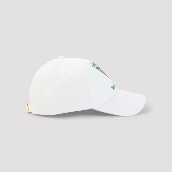 26FW 카사블랑카 볼캡 APF26HAT00205 WHITE - CASABLANCA