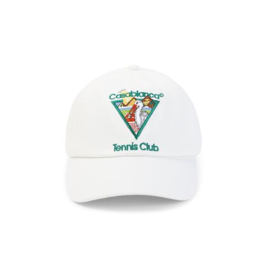 26FW 카사블랑카 볼캡 APF26HAT00205 WHITE - CASABLANCA