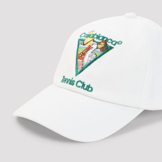 26FW 카사블랑카 볼캡 APF26HAT00205 WHITE - CASABLANCA