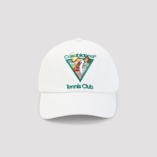 26FW 카사블랑카 볼캡 APF26HAT00205 WHITE