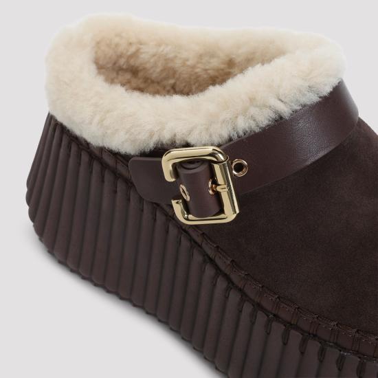 26FW 끌로에 뮬/슬리퍼 CH25W13CTX 28X SHARP BROWN - CHLOE