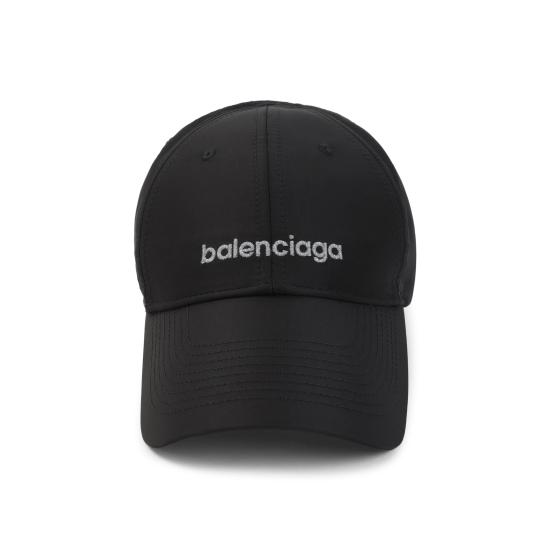 26FW 발렌시아가 테크니컬 로고 볼캡 A001UY 4F1B6 1000 BLACK - BALENCIAGA