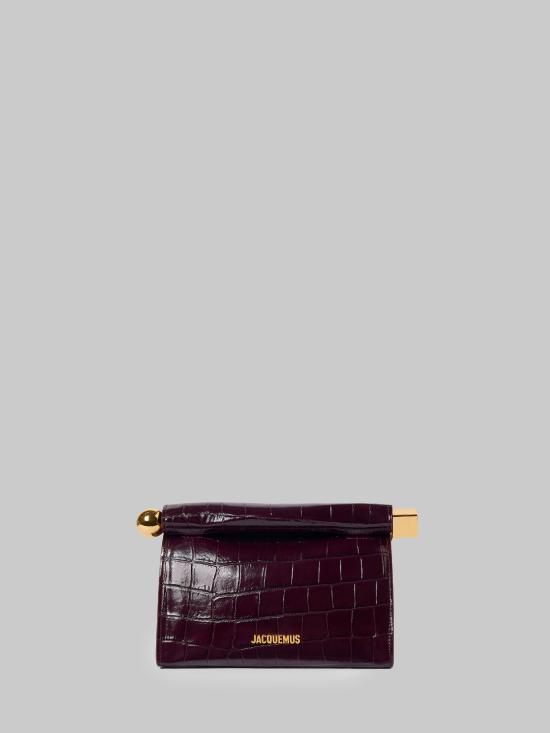 26FW 자크뮈스 클러치/파우치 BAW00472 BORDEAUX