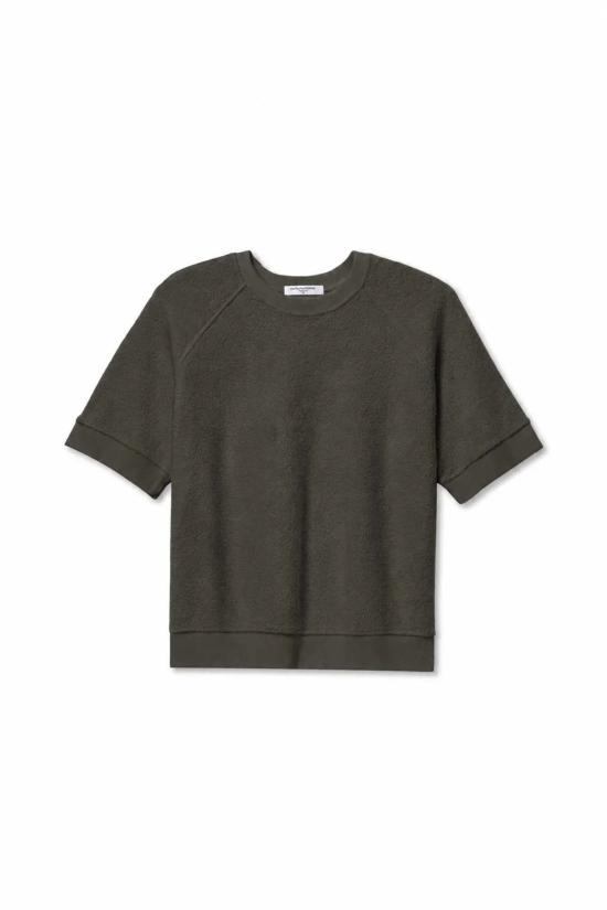  퍼펙트 화이트 티 스웨터 지기 반팔 스웨트셔츠 - PERFECT WHITE TEE