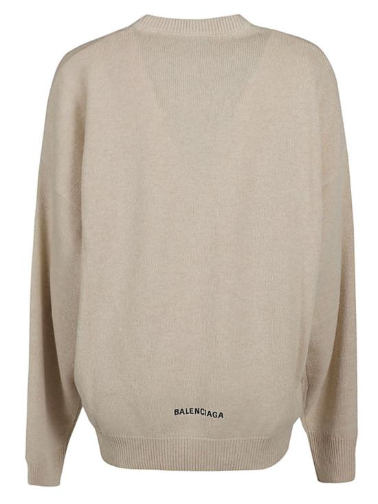  발렌시아가 스웨터 721463T41249501 BEIGE - BALENCIAGA