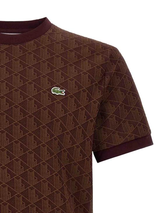 26FW 라코스테 반팔 티셔츠 TH1197WD9 BROWN - LACOSTE