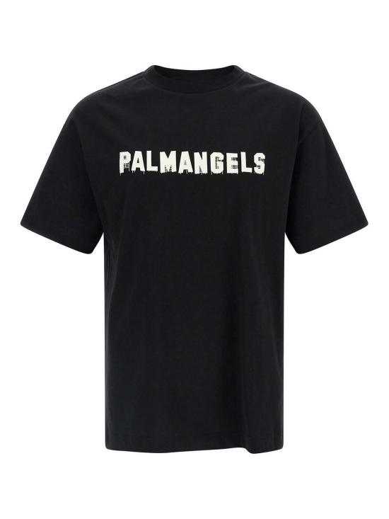 26FW 팜앤젤스 반팔 티셔츠 PAMAA001JR0181003 BLACK