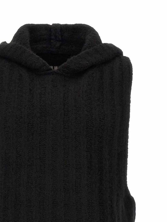 26FW 릭 오웬스 민소매 티셔츠 RR02F4680RIBWSE09 BLACK - RICK OWENS