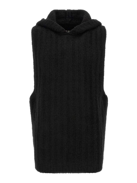 26FW 릭 오웬스 민소매 티셔츠 RR02F4680RIBWSE09 BLACK