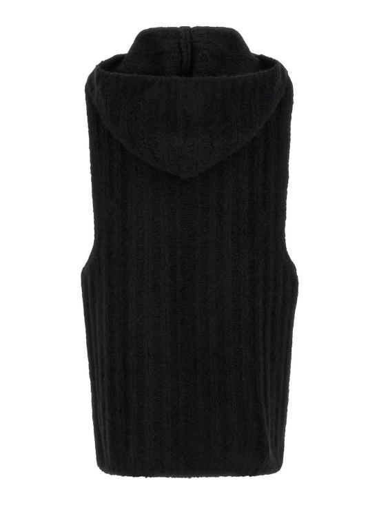 26FW 릭 오웬스 민소매 티셔츠 RR02F4680RIBWSE09 BLACK - RICK OWENS