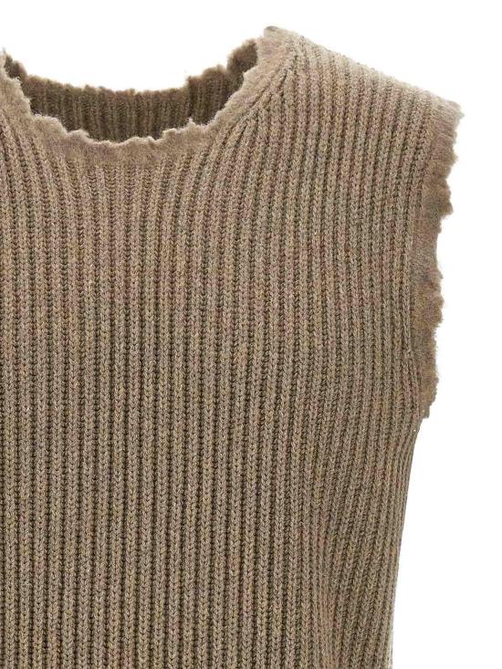 26FW MM6 메종마르지엘라 베스트 SH2FB0035M13346811M BEIGE - MM6 MAISON MARGIELA