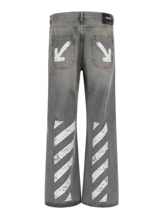 26FW 오프화이트 데님 팬츠 OMYA18JF26DEN00300020 GREY - OFF WHITE