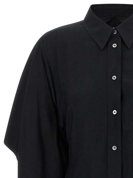 26FW 마르지엘라 케이프 슬리브 셔츠 S29DL0220M36209900 BLACK - MAISON MARGIELA